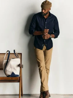 Imogene + Willie oscar washed brown broken twill