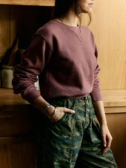 Women Imogene + Willie penny sweatshirt in plum
