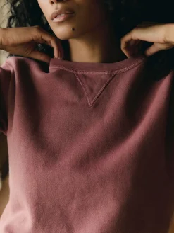 Women Imogene + Willie penny sweatshirt in plum