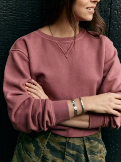 Women Imogene + Willie penny sweatshirt in plum