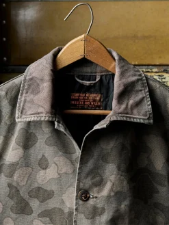 Imogene + Willie quilt lined canvas chore coat in camo