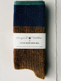 Women Imogene + Willie ribbed boot sock in bonfire