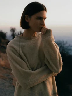 Women Imogene + Willie ribbed sherpa crew in dover