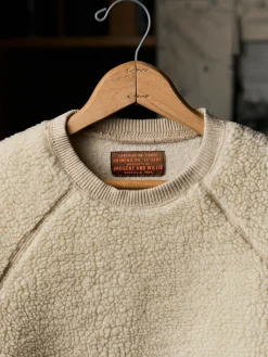 Imogene + Willie ribbed sherpa crew in dover