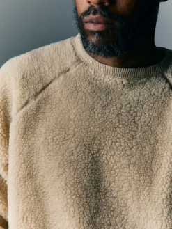 Imogene + Willie ribbed sherpa crew in dover