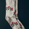 Imogene + Willie rosebud sock in natural