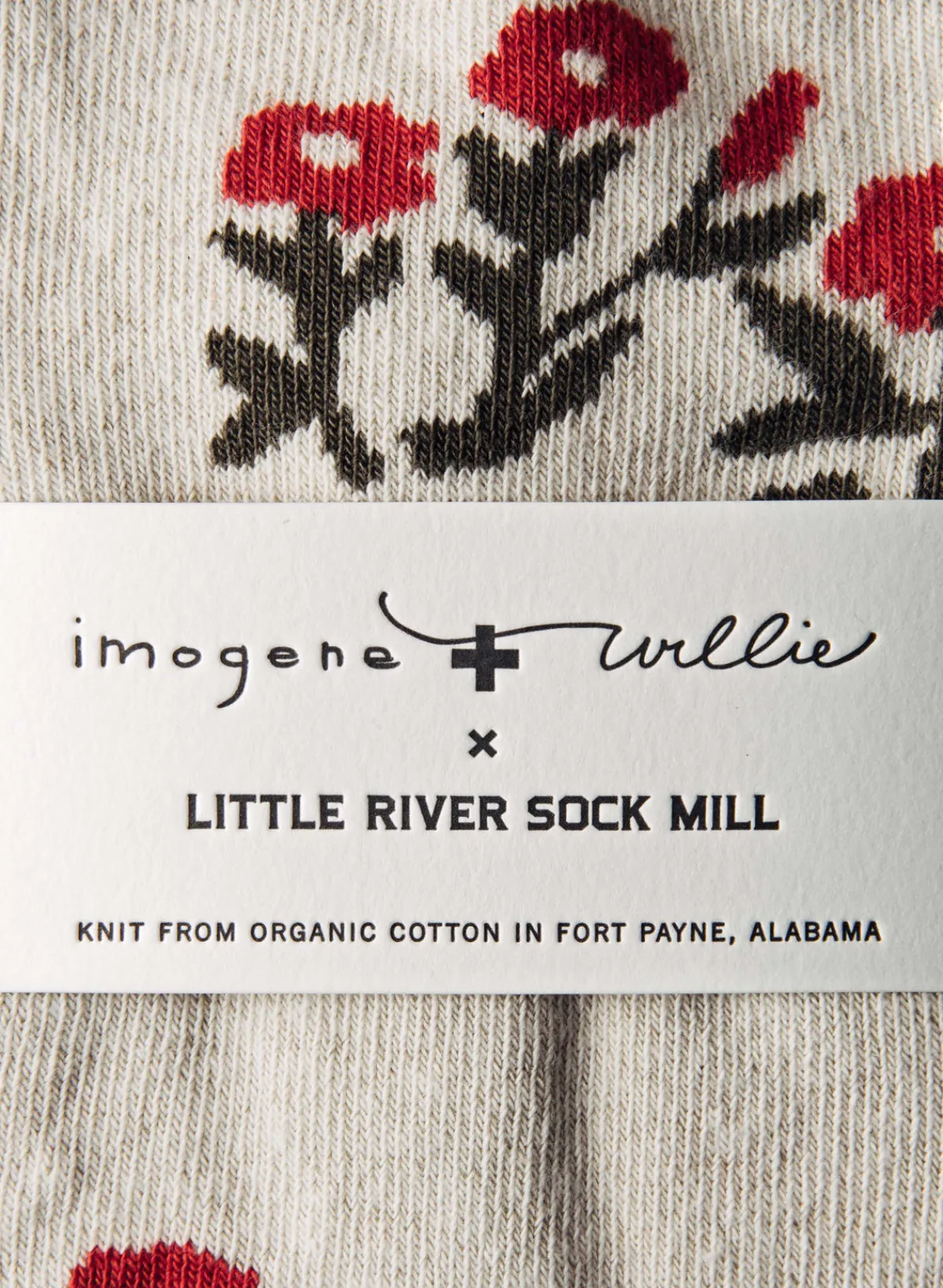 Imogene + Willie rosebud sock in natural