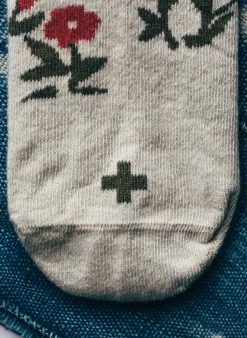 Imogene + Willie rosebud sock in natural