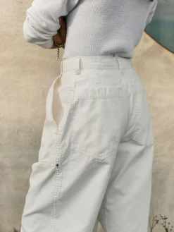Women Imogene + Willie service trouser in bone
