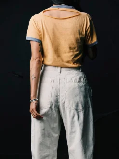 Women Imogene + Willie service trouser in bone