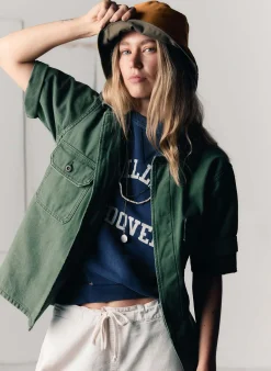 Women Imogene + Willie s/s military shirt jacket