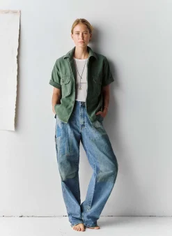 Women Imogene + Willie s/s military shirt jacket