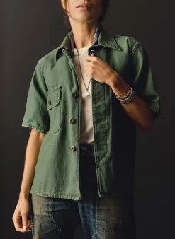 Women Imogene + Willie s/s military shirt jacket