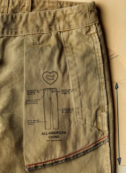 Imogene + Willie the all american chino in field tan