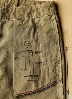 Imogene + Willie the all american chino in field tan