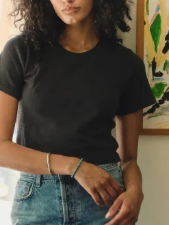 Women Imogene + Willie the baby tee in faded black