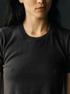 Women Imogene + Willie the baby tee in faded black