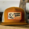 Women Imogene + Willie the "bird dog" trucker in gold