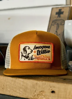 Women Imogene + Willie the "bird dog" trucker in gold