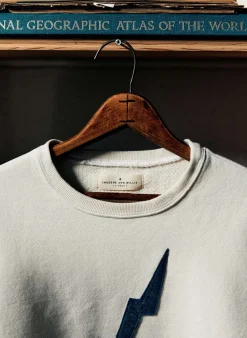 Women Imogene + Willie the "bolt" sweatshirt in white