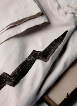 Women Imogene + Willie the "bolt" tee in vintage white