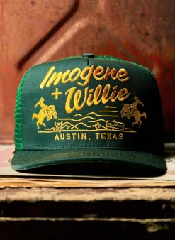 Women Imogene + Willie the "bronco" trucker