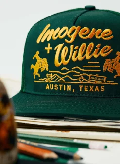 Women Imogene + Willie the "bronco" trucker