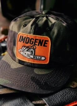 Women Imogene + Willie the camo "chainsaw" cap