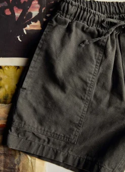 Women Imogene + Willie the canvas lounge short in faded black