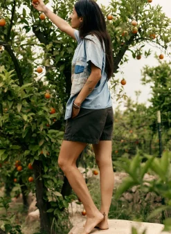 Women Imogene + Willie the canvas lounge short in faded black