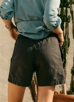 Women Imogene + Willie the canvas lounge short in faded black