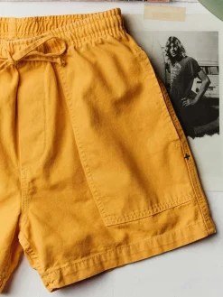 Women Imogene + Willie the canvas lounge short in marigold