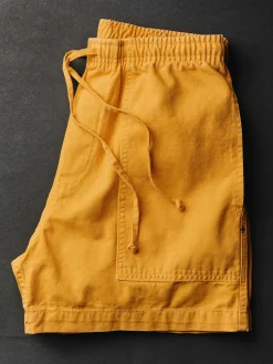Imogene + Willie the canvas lounge short in marigold