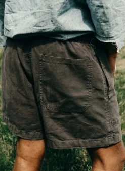 Imogene + Willie the canvas lounge short in faded black