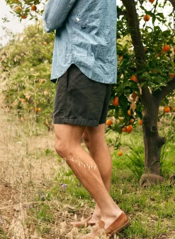 Imogene + Willie the canvas lounge short in faded black