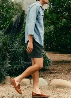 Imogene + Willie the canvas lounge short in faded black