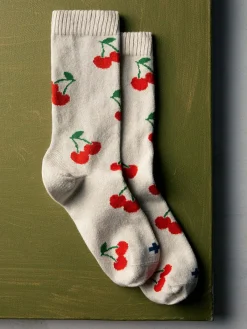 Women Imogene + Willie the "cherry" sock