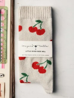 Women Imogene + Willie the "cherry" sock