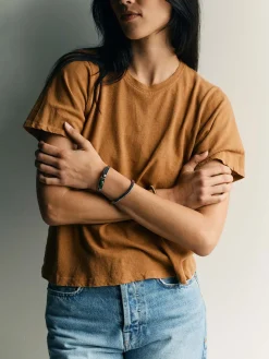 Women Imogene + Willie the cotton hemp tee in field brown