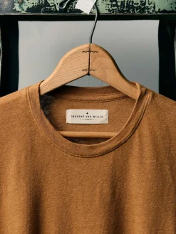 Women Imogene + Willie the cotton hemp tee in field brown