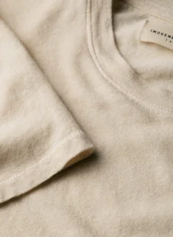 Women Imogene + Willie the cotton hemp tee in vintage white