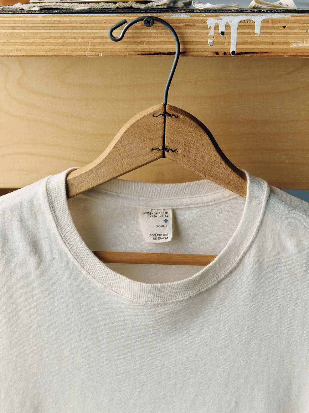 Women Imogene + Willie the cotton project tee in vintage white (2-pack)