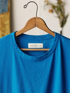 Women Imogene + Willie the drop tee in cerulean
