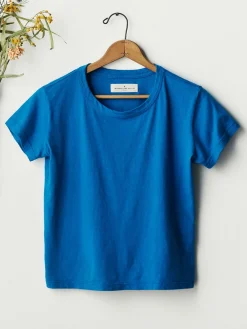 Women Imogene + Willie the drop tee in cerulean