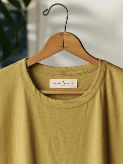 Women Imogene + Willie the drop tee in desert green