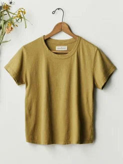Women Imogene + Willie the drop tee in desert green