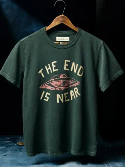 Women Imogene + Willie the "end is near" tee in spruce
