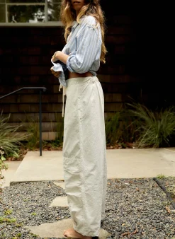 Women Imogene + Willie the flight pant in white ripstop