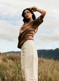 Women Imogene + Willie the flight pant in white ripstop