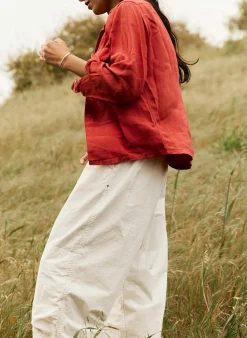 Women Imogene + Willie the flight pant in white ripstop